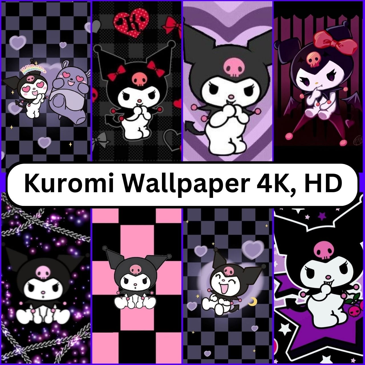 1003 Kuromi Wallpaper 4K, HD, 1080p Cute Aesthetic Free