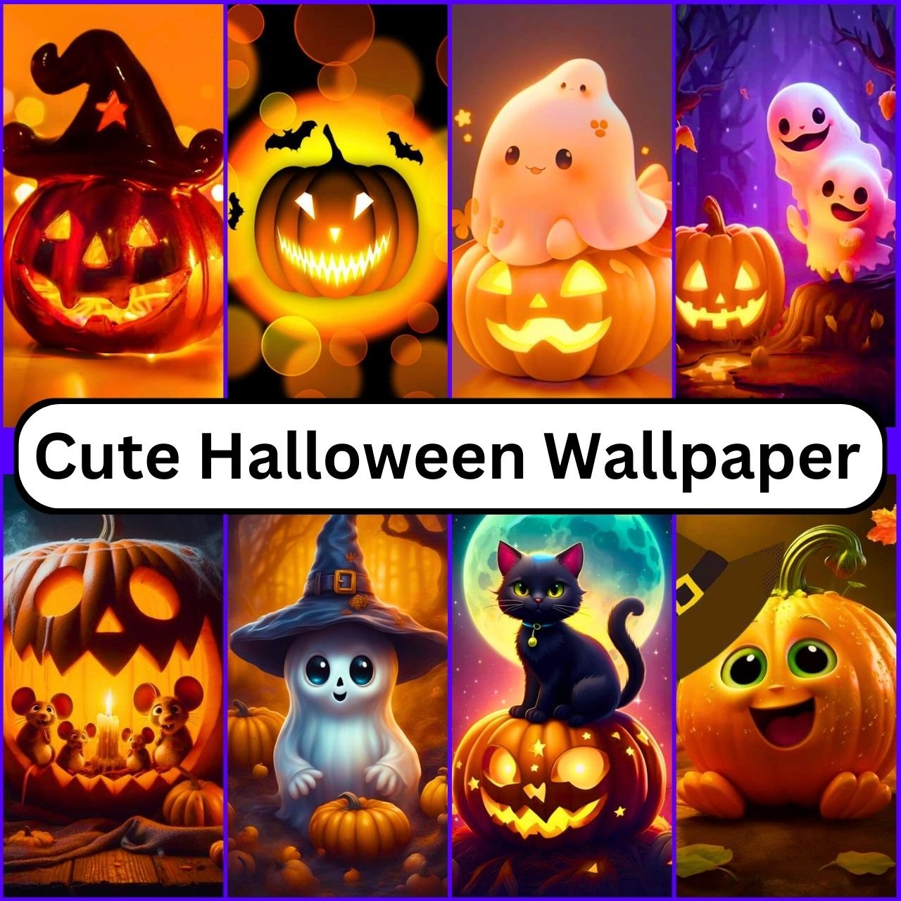 2027 Cute Halloween Wallpaper 4K, 8K, HD, 1080p Aesthetic Free