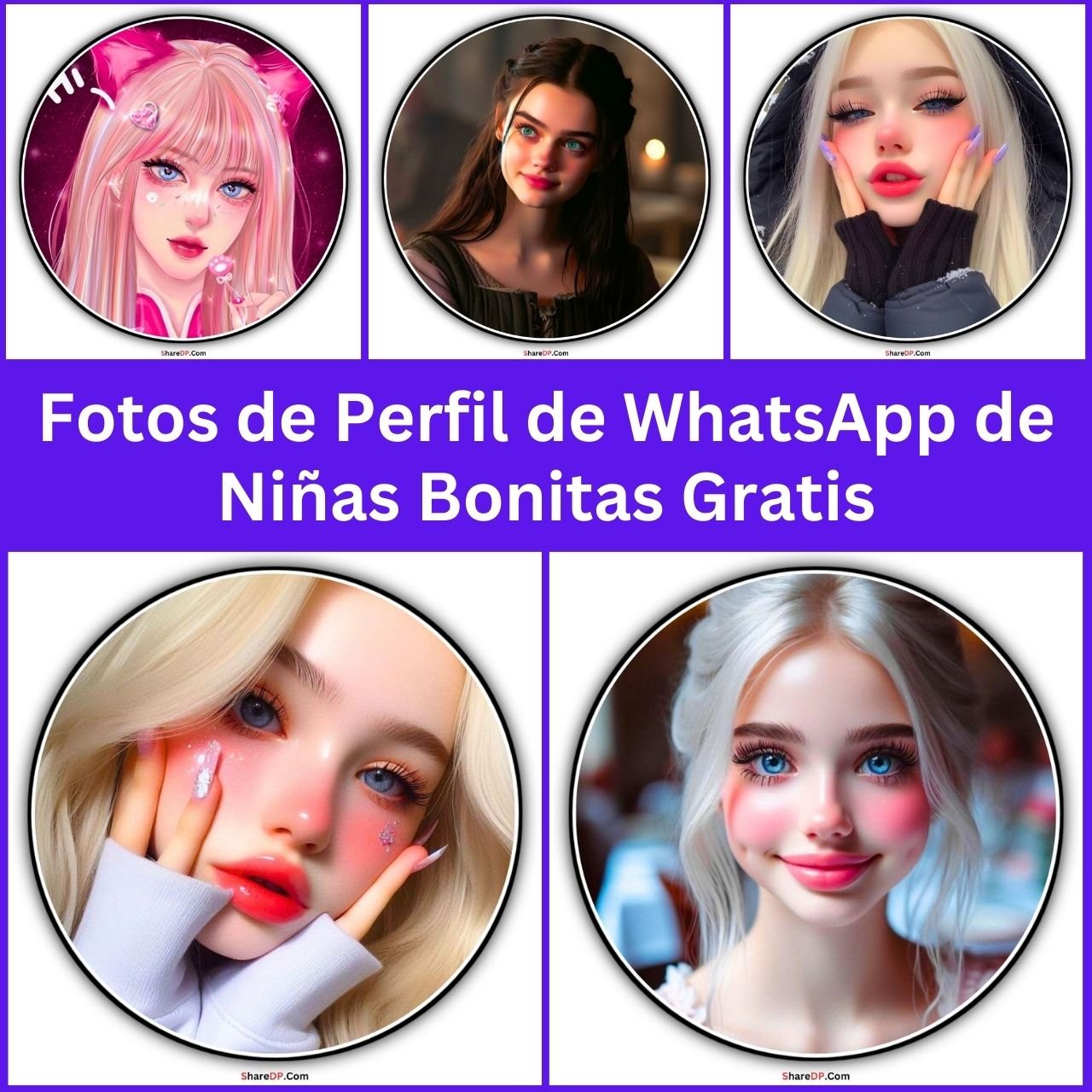 1068 Fotos de Perfil de WhatsApp de Niñas Bonitas Gratis