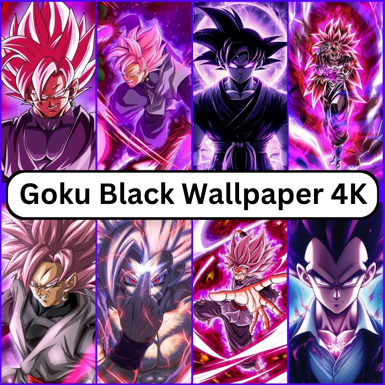 468 Goku Black Wallpaper 4K, HD, 1080p Aesthetic