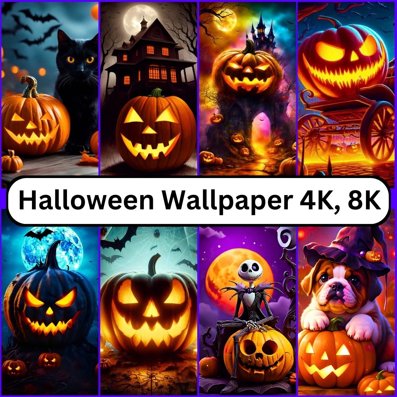 1002 Halloween Wallpaper 4K, 8K, HD, 1080p Aesthetic Free