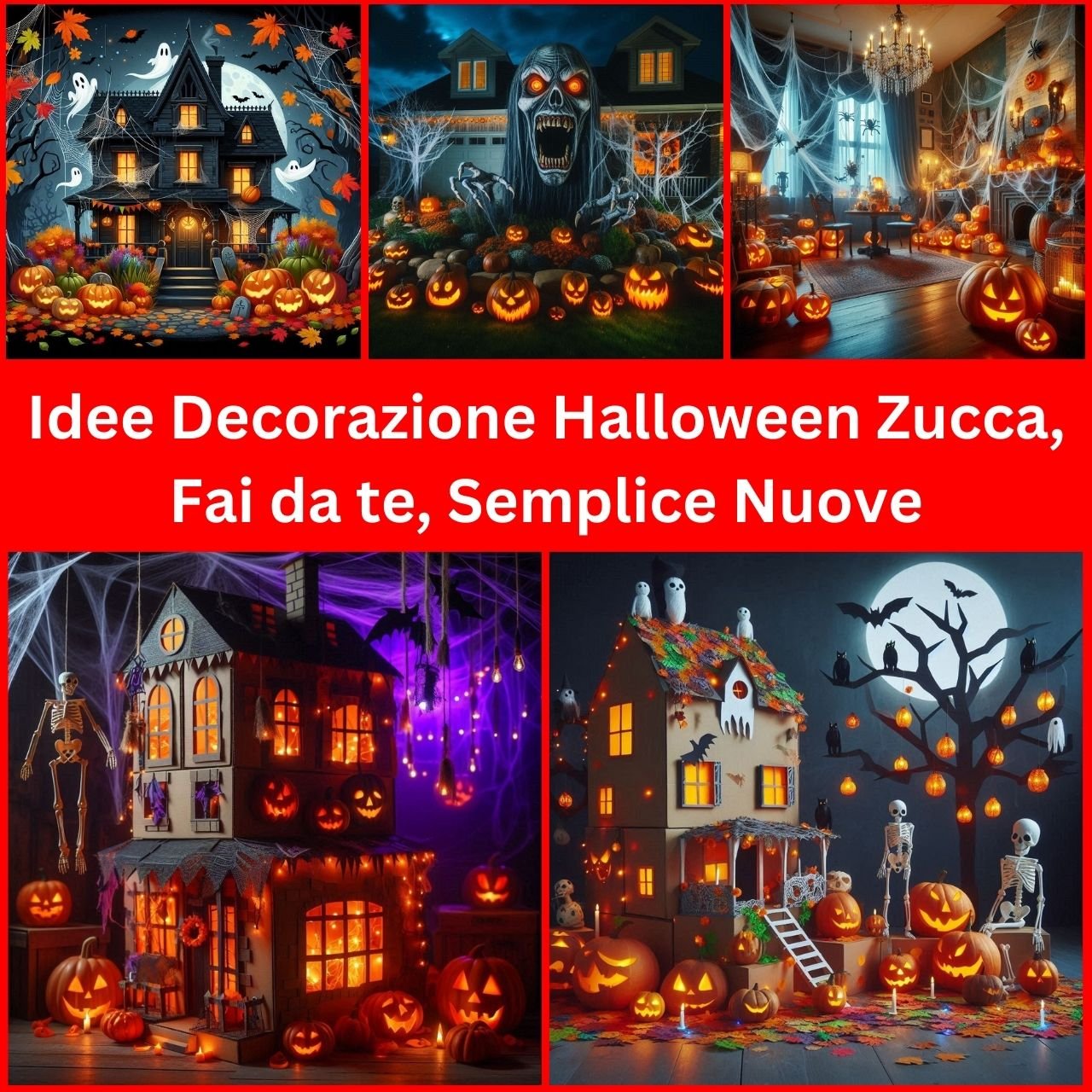 258 Idee Decorazione Halloween Zucca, Fai da te, Semplice Nuove