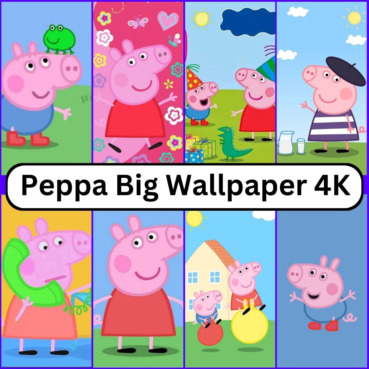 618 Peppa Big Wallpaper 4K, 8K, HD, 1080p Aesthetic Free