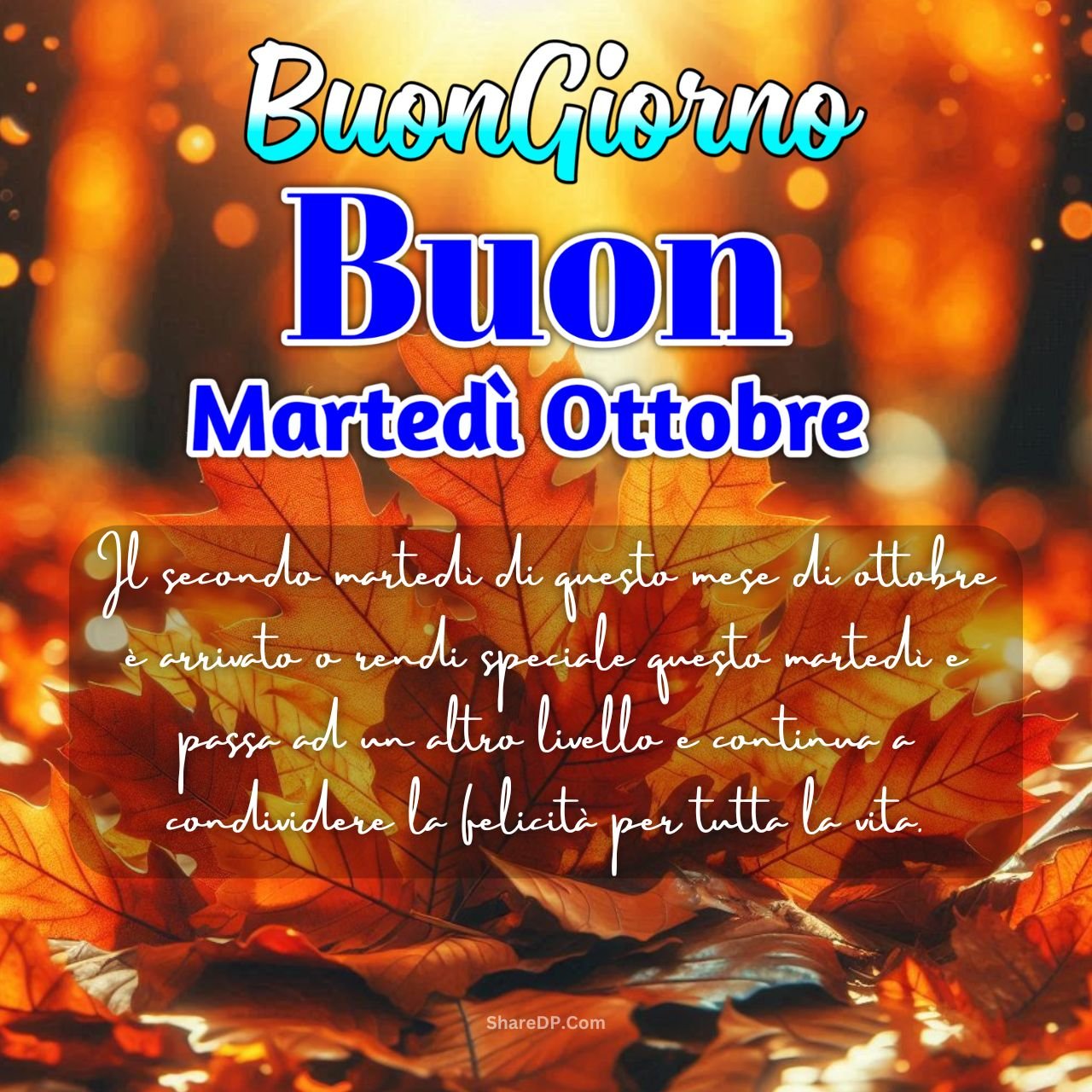 [89+] Buongiorno e Buon Martedì Ottobre Immagini, GIF Nuove Gratis 2024