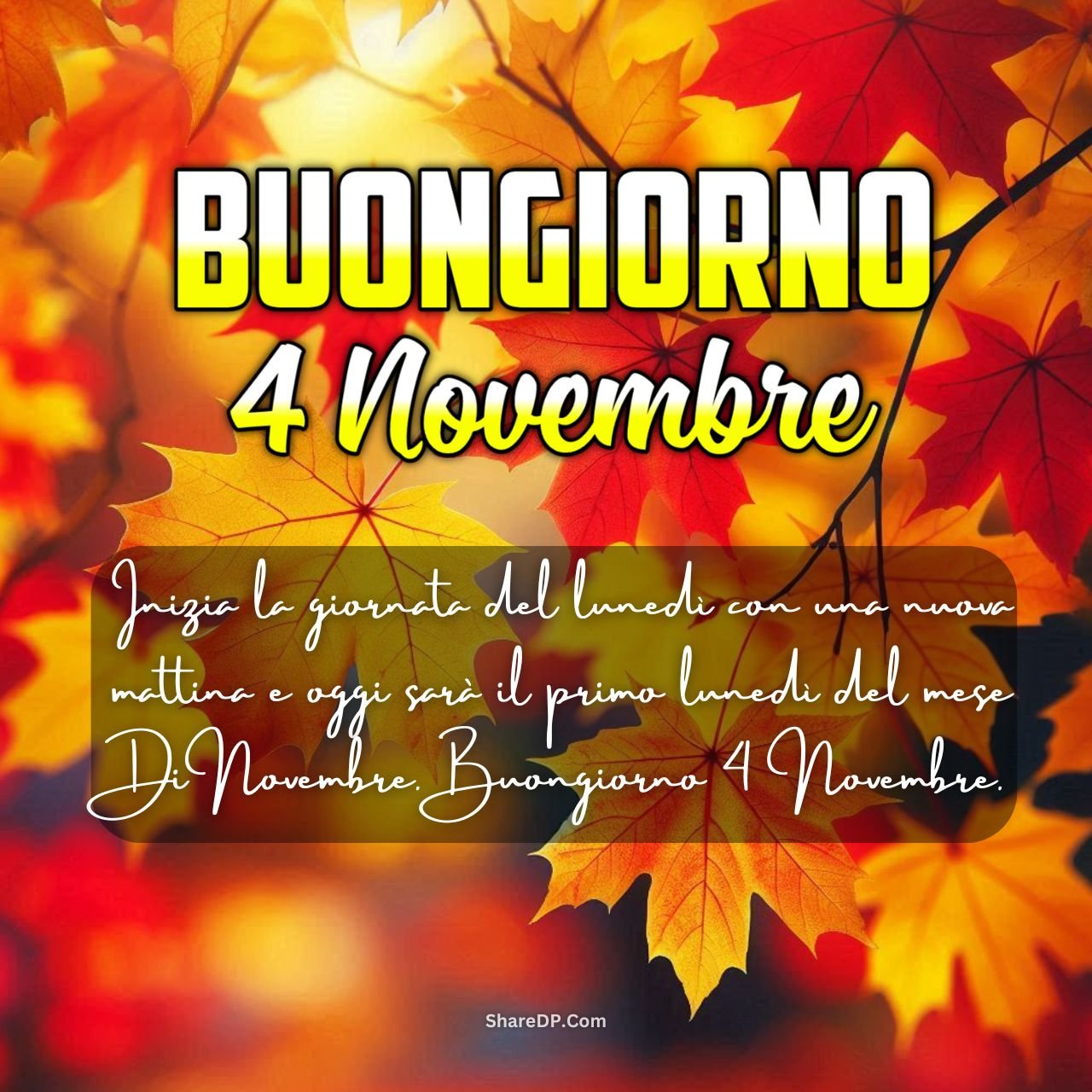 [100+] Buongiorno 4 Novembre Immagini, GIF, Frasi Nuove Gratis {Buon Lunedì 2024}